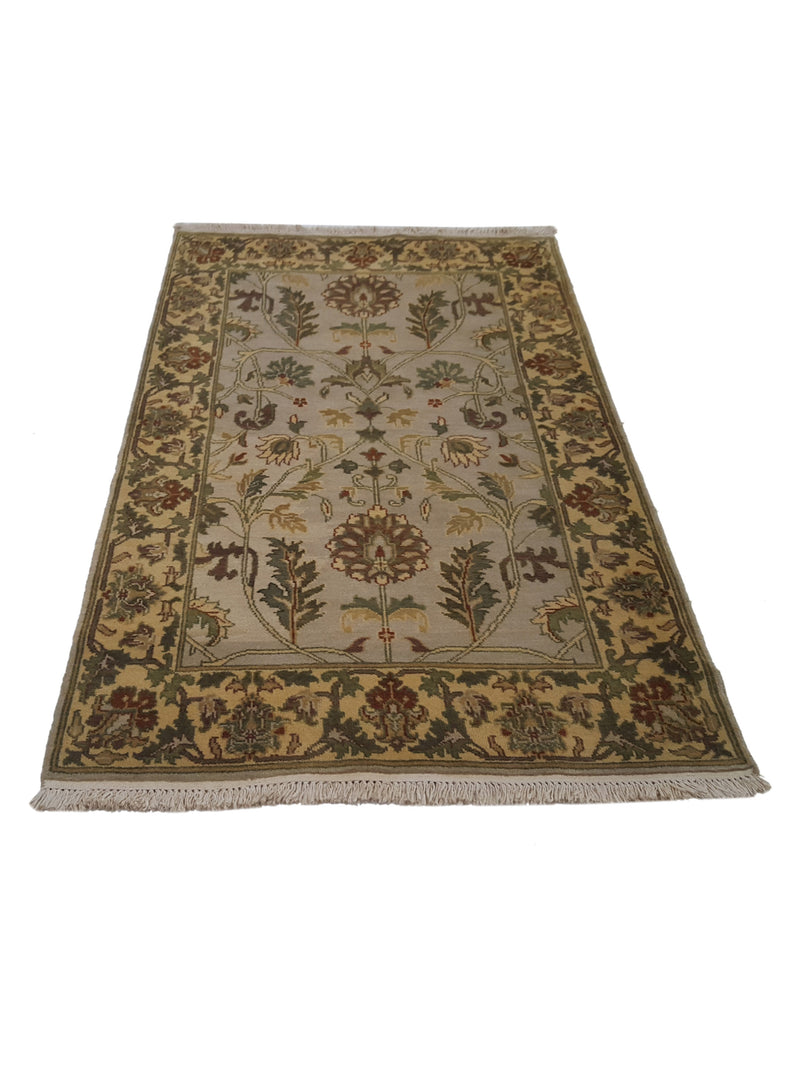 Pacific Tribal 41337 Beige Gold Traditional Hand Knotted Rug