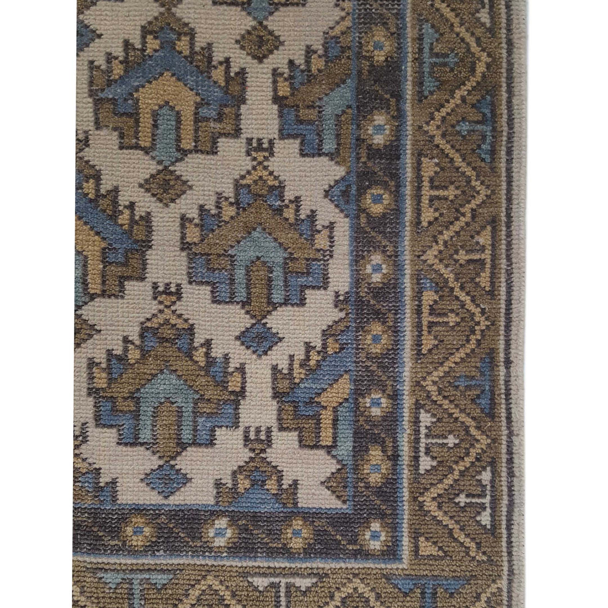 Pacific Caucasian 41338 Ivory Multi Traditional Hand Knotted Rug