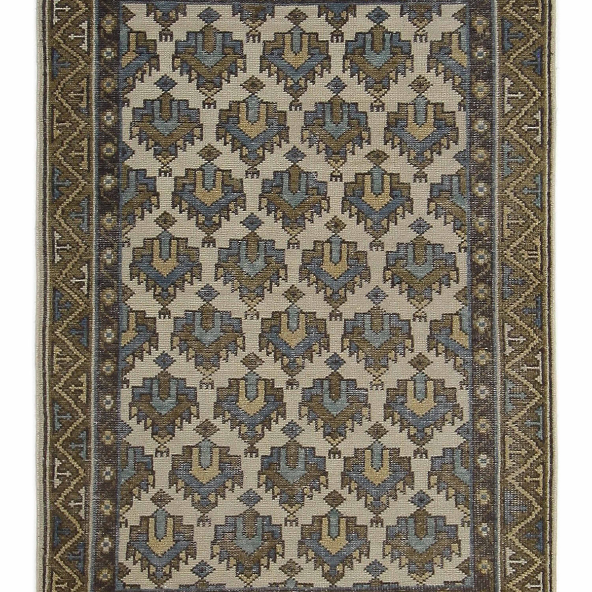 Pacific Caucasian  Ivory Multi Traditional