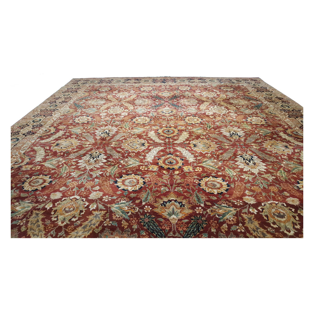 Pacific Royal 41418 Rust Beige Traditional Hand Knotted Rug