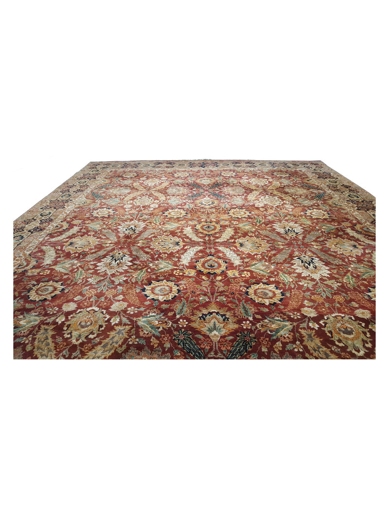 Pacific Royal 41418 Rust Beige Traditional Hand Knotted Rug