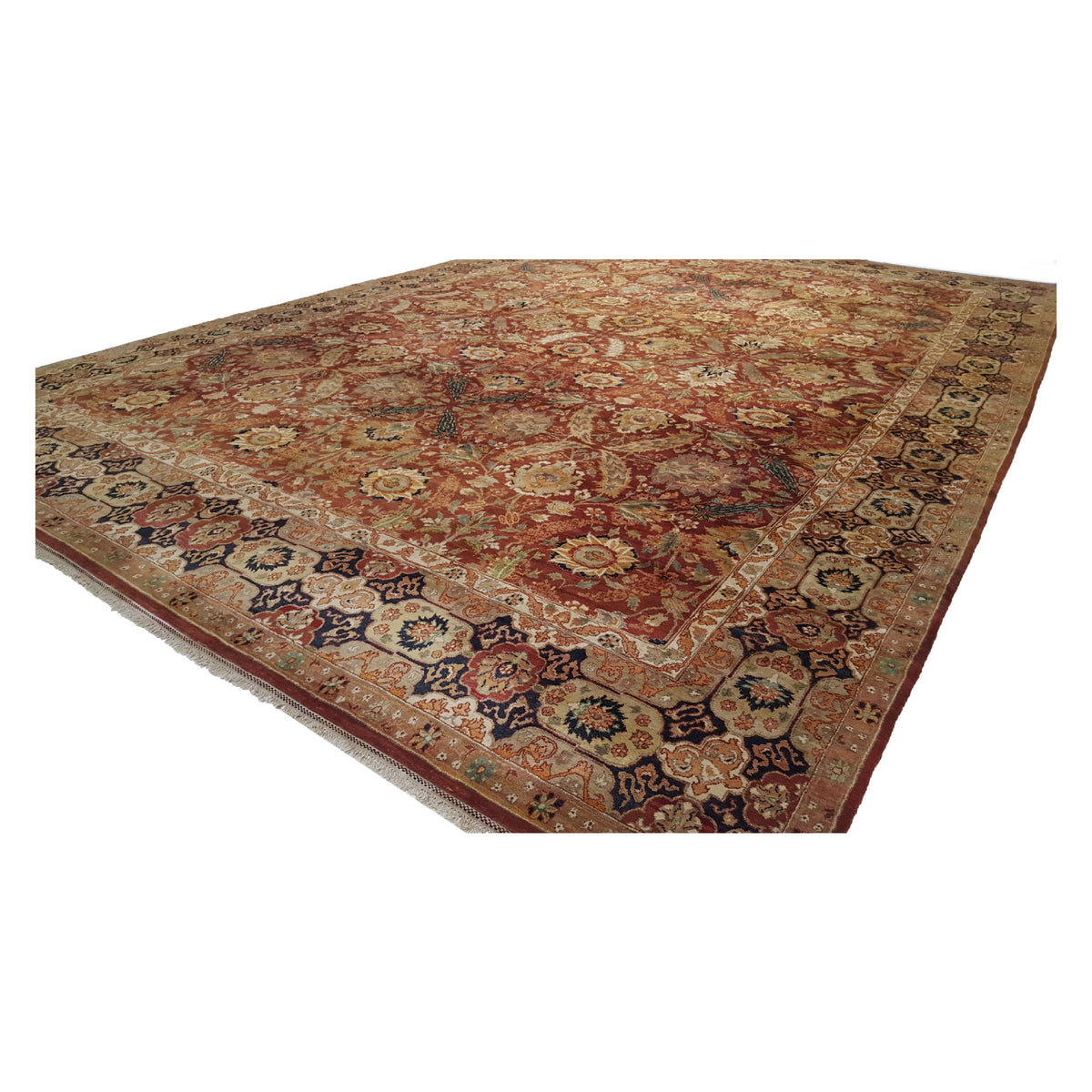 Pacific Royal 41418 Rust Beige Traditional Hand Knotted Rug