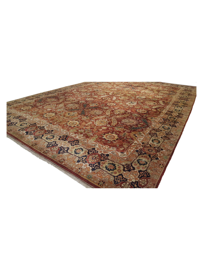 Pacific Royal 41418 Rust Beige Traditional Hand Knotted Rug