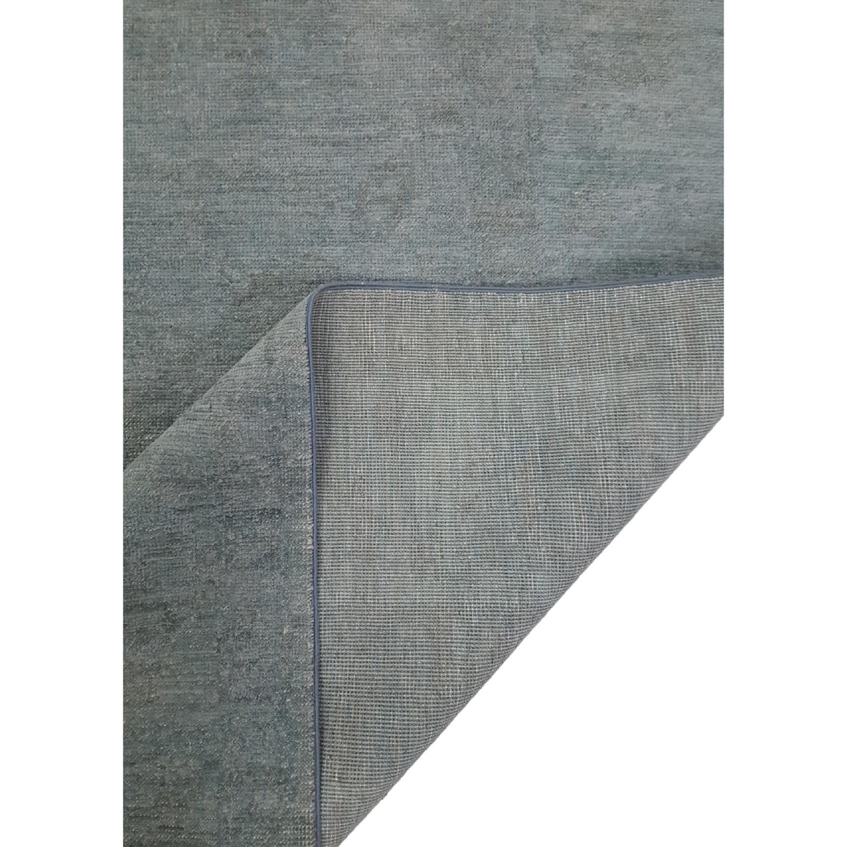 Pacific Farahan Overdyed 41425 Aqua Aqua Transitional Hand Knotted Rug