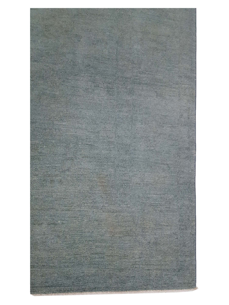 Pacific Farahan Overdyed 41425 Aqua Aqua Transitional Hand Knotted Rug