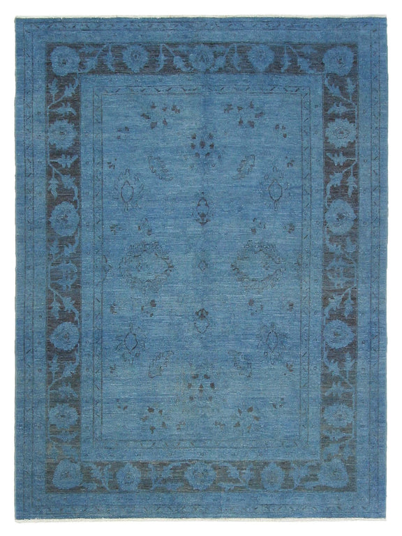 Pacific Farahan Overdyed  Blue Charcoal Transitional