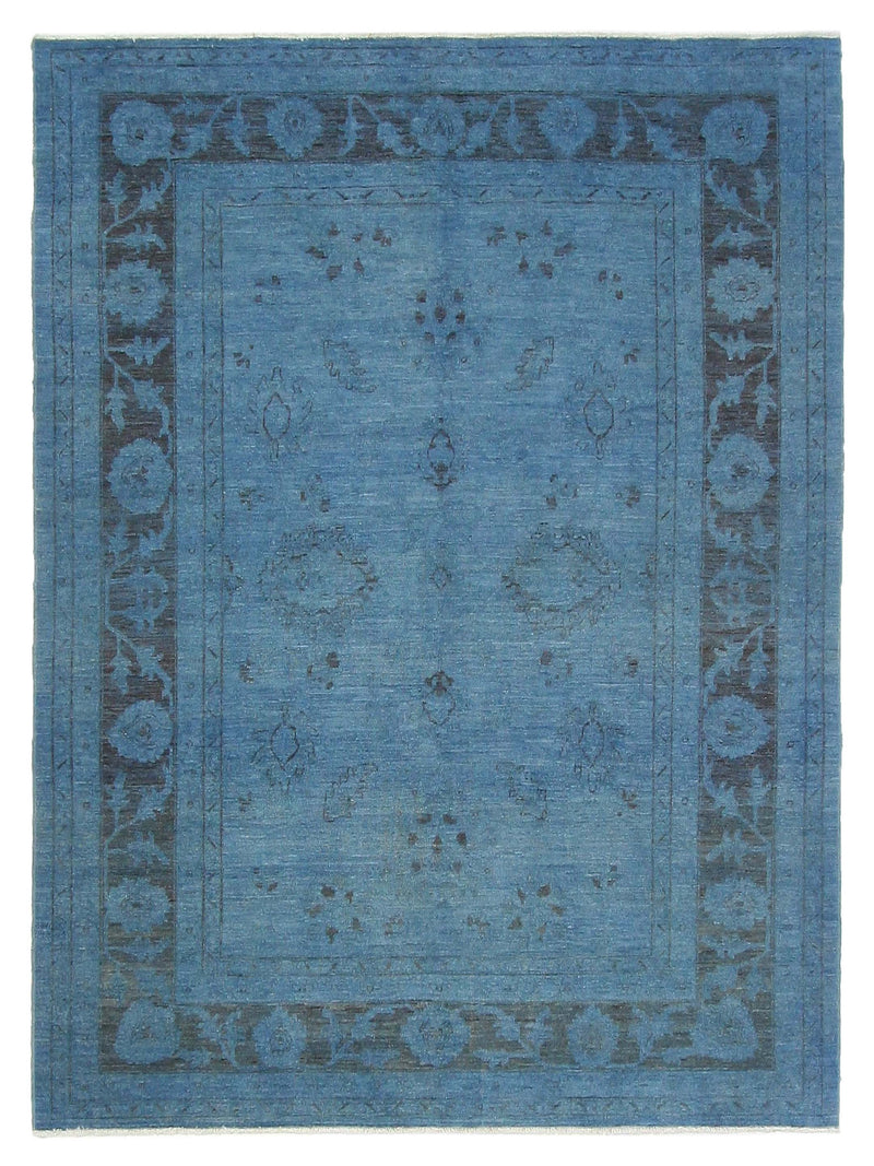 Pacific Farahan Overdyed  Blue Charcoal Transitional