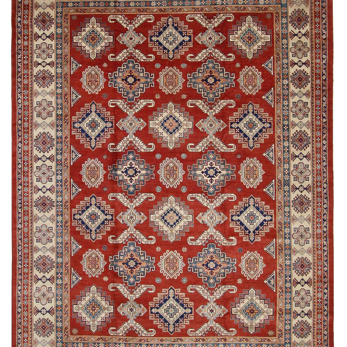 Pacific Kazak Afzali  Red Ivory Traditional