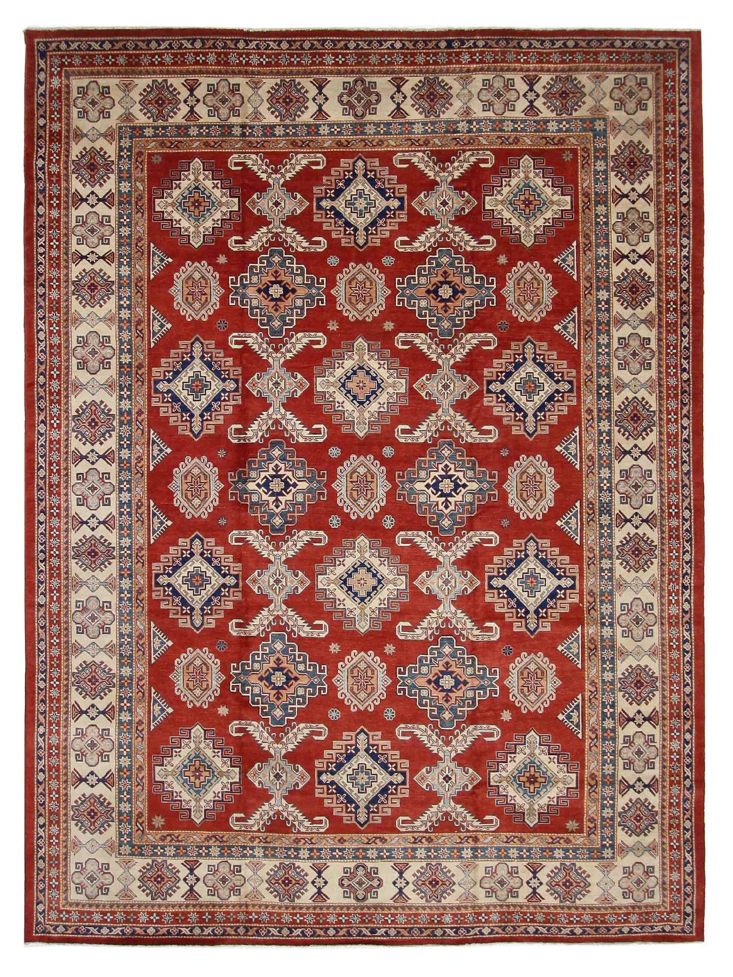 Pacific Kazak Afzali  Red Ivory Traditional