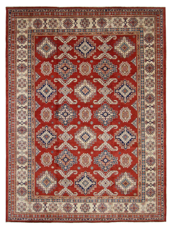 Pacific Kazak Afzali  Red Ivory Traditional