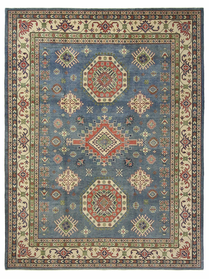 Pacific Kazak  Blue Ivory Traditional