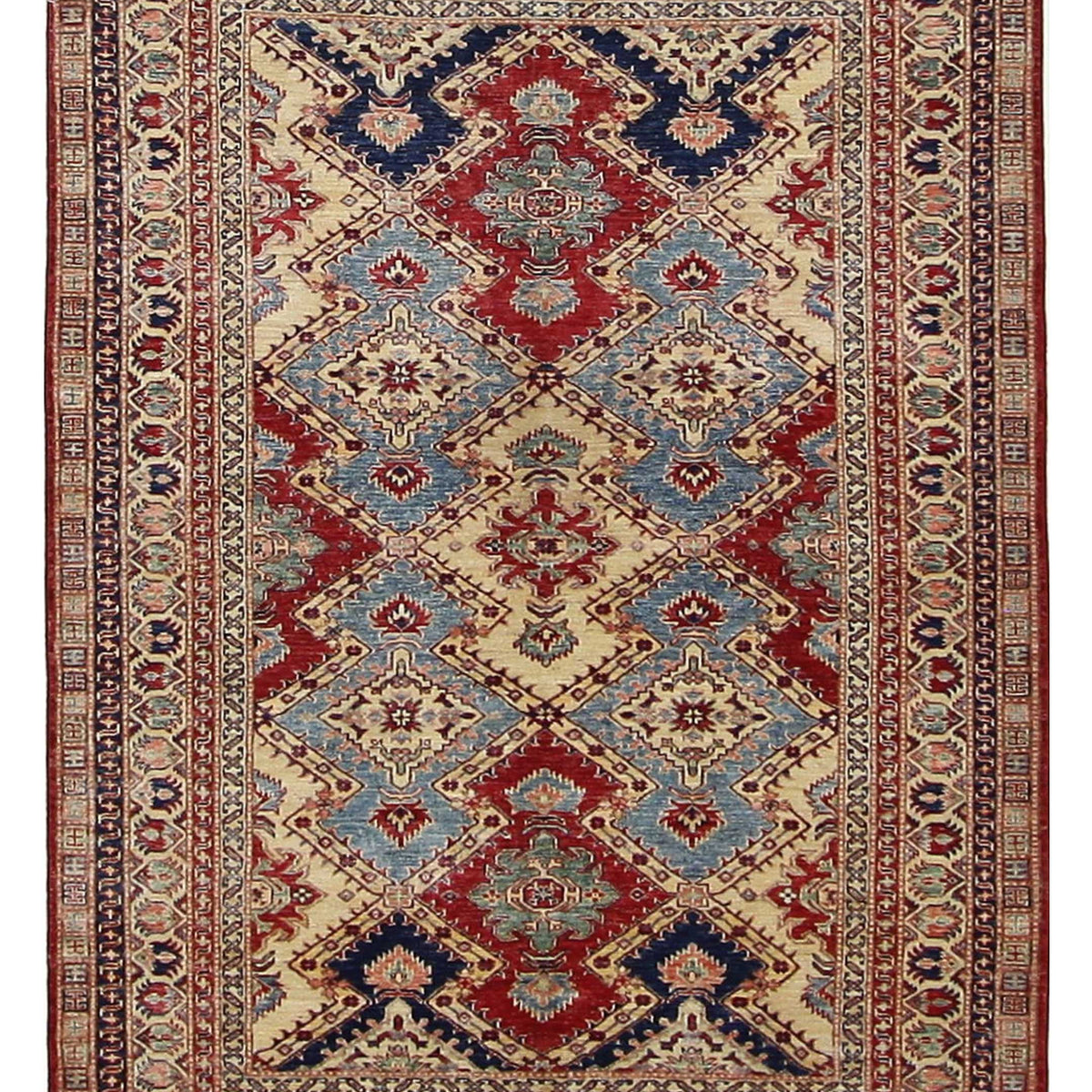 Pacific Kazak Super  Red Multi Traditional