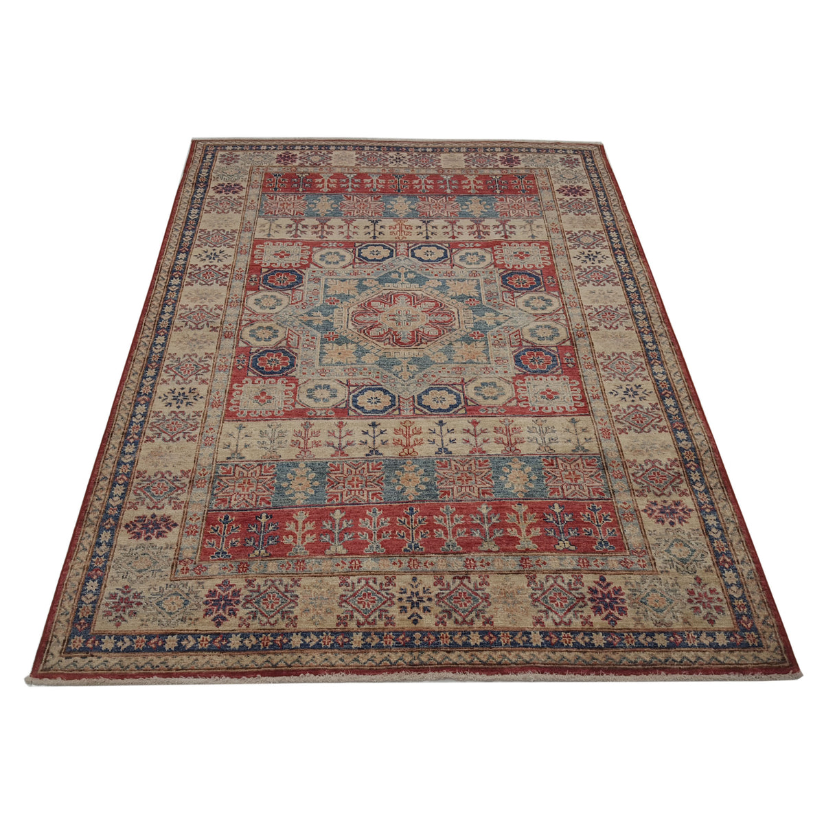 Pacific Kazak Artisan 41460 Multi Multi Traditional Hand Knotted Rug