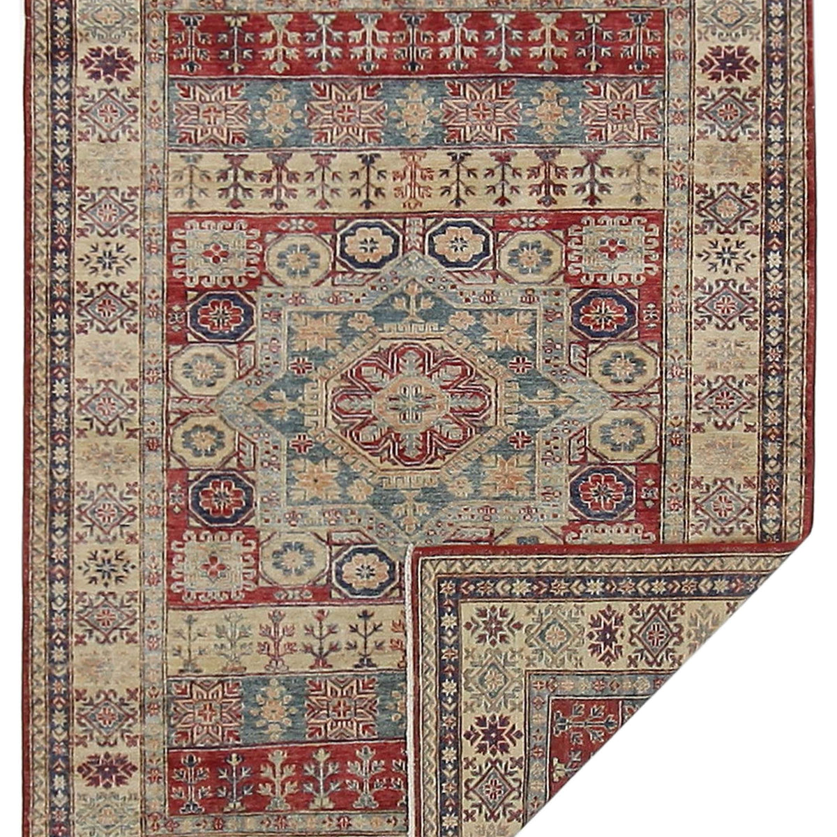 Pacific Kazak Artisan 41460 Multi Multi Traditional Hand Knotted Rug
