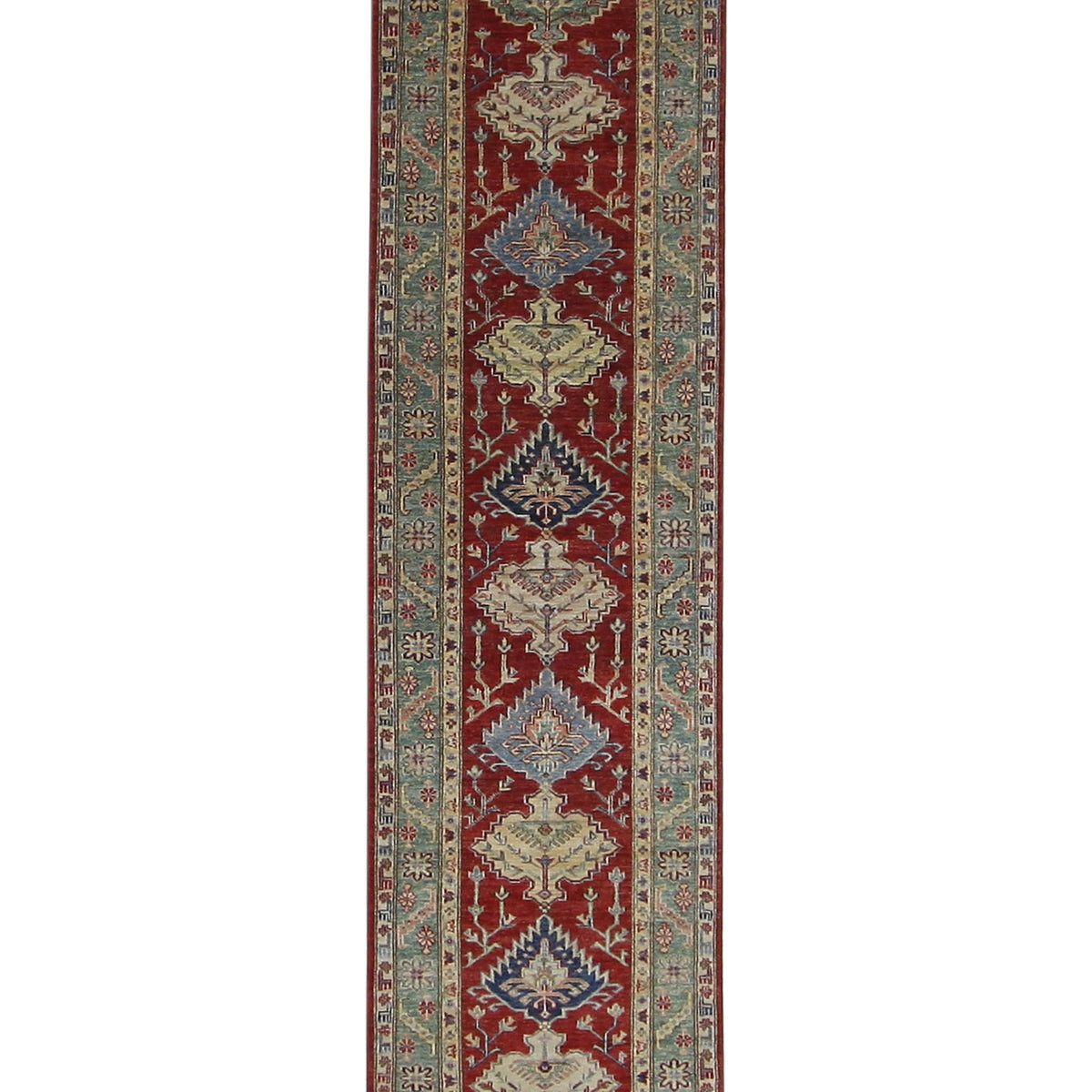 Pacific Kazak Super  Red Green Traditional