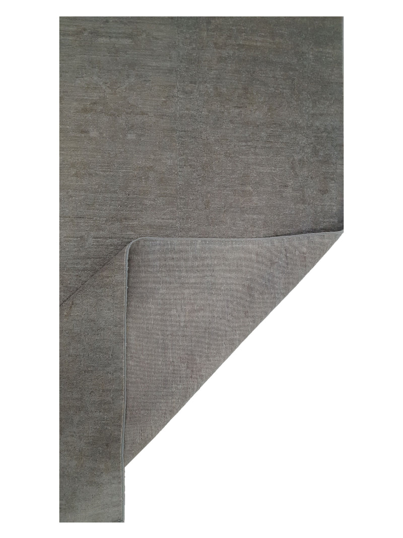 Pacific Tabriz Overdyed 41495 Green Grey Transitional Hand Knotted Rug