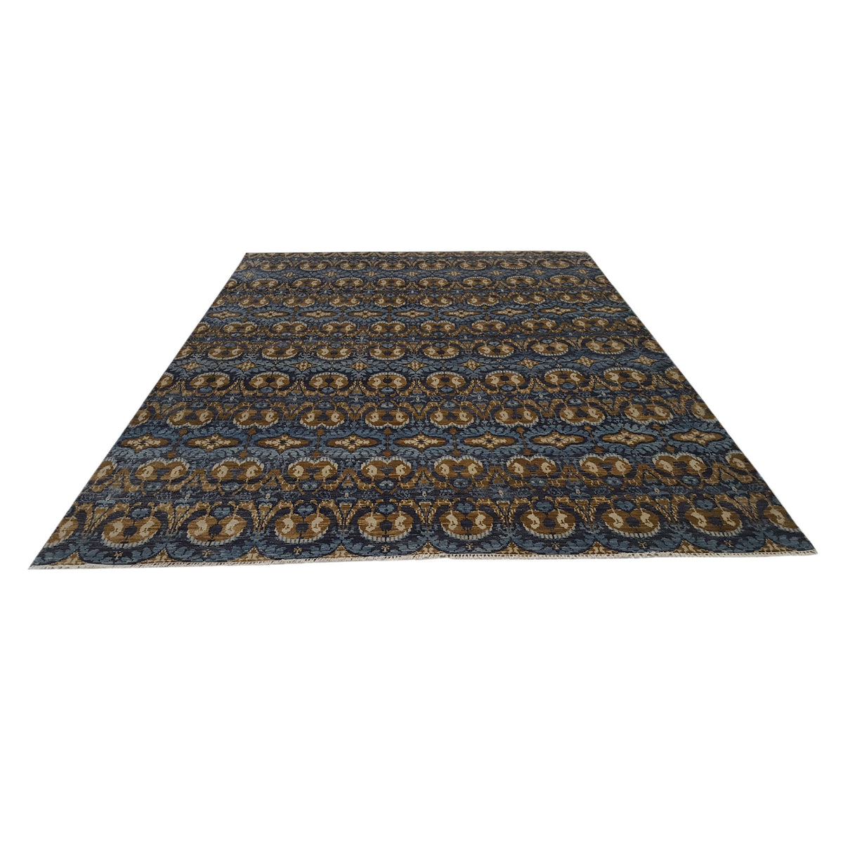 Pacific Soft Melody 41499 Charcoal Multi Transitional Hand Knotted Rug