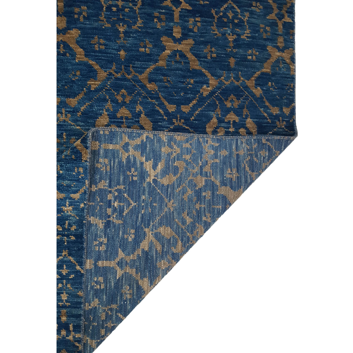 Pacific Soft Melody 41500 Navy Navy Transitional Hand Knotted Rug