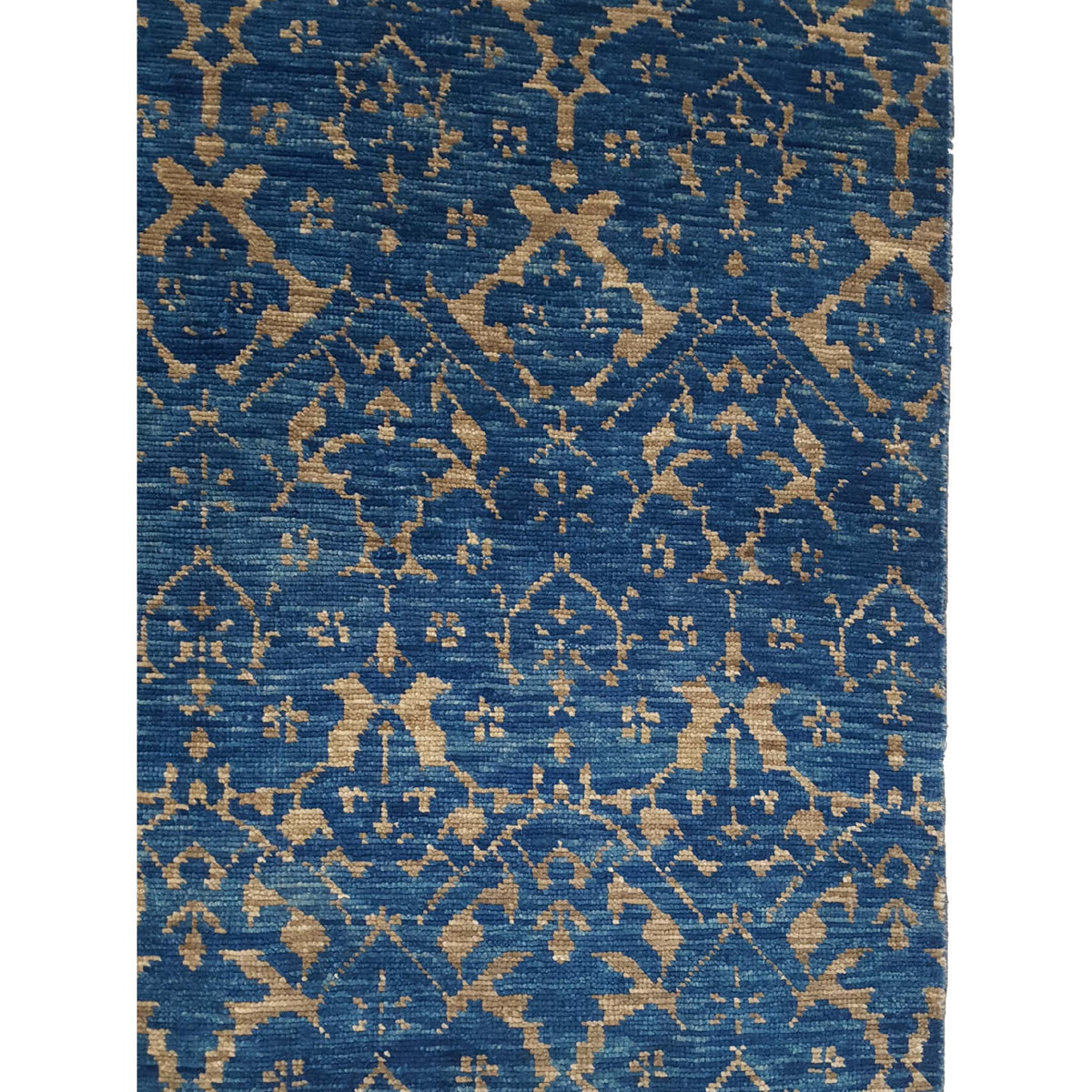 Pacific Soft Melody 41500 Navy Navy Transitional Hand Knotted Rug