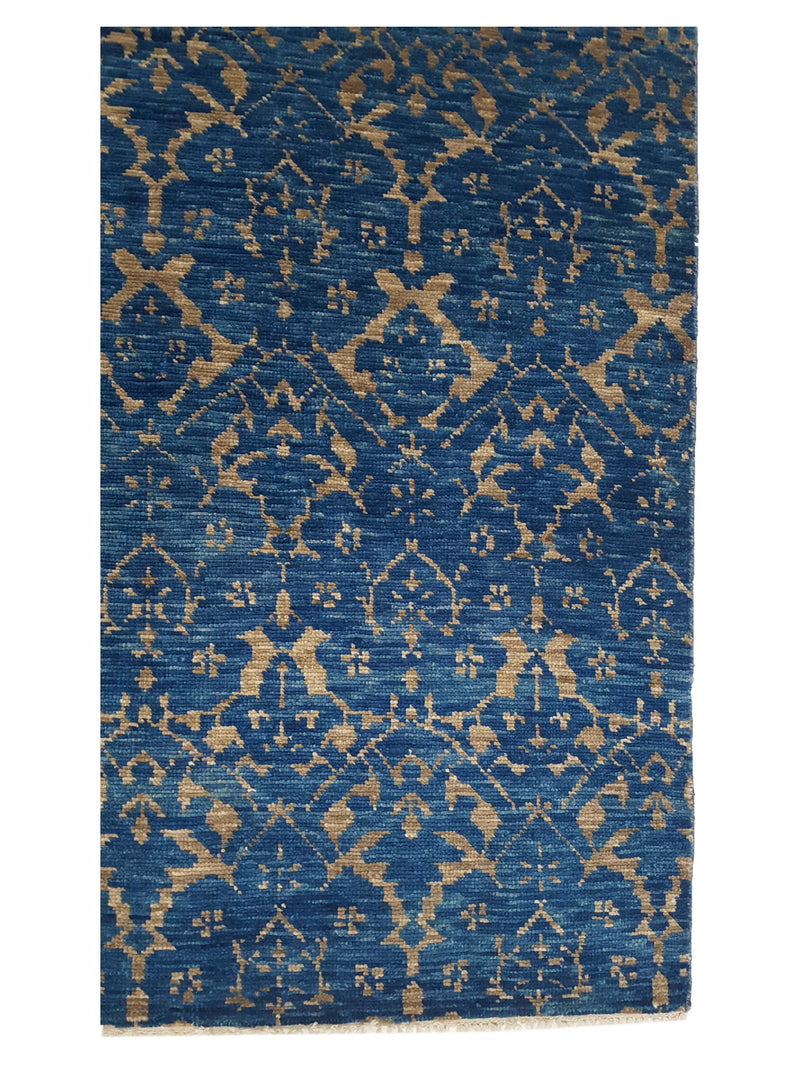 Pacific Soft Melody 41500 Navy Navy Transitional Hand Knotted Rug