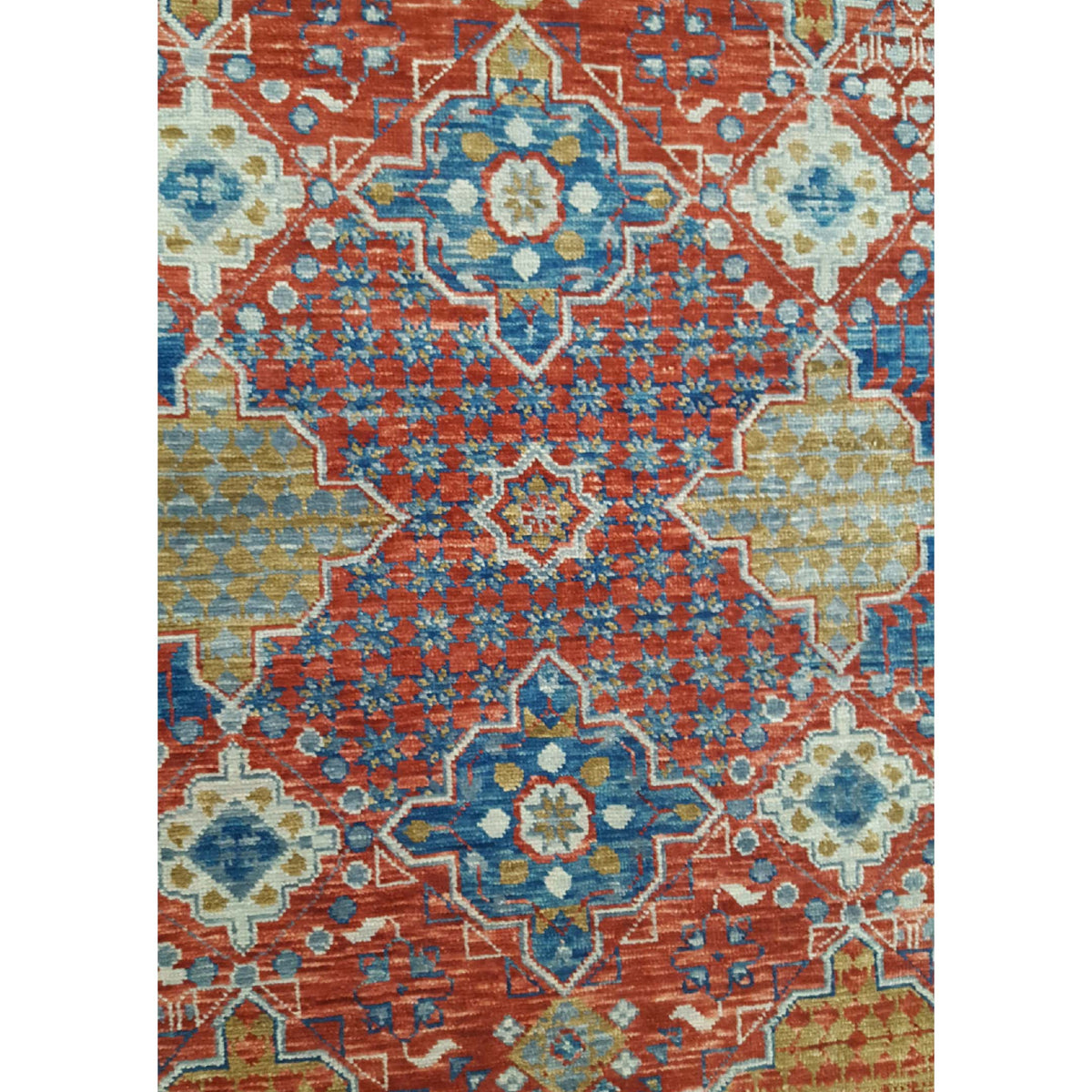 Pacific Anatolian Revival 41512 Red Navy Transitional Hand Knotted Rug