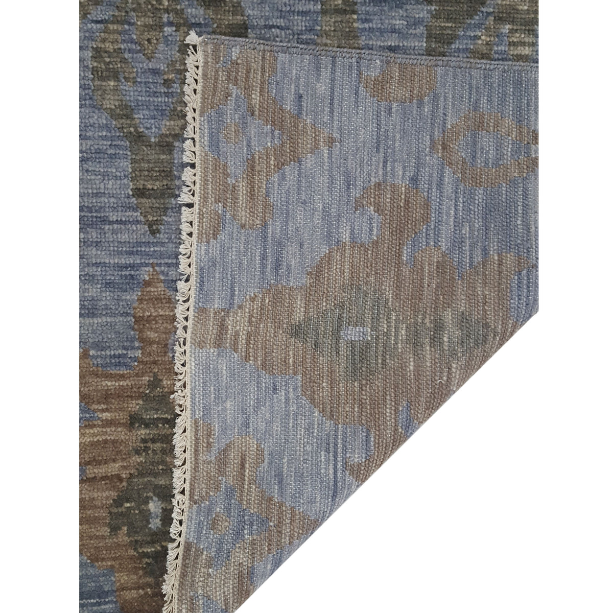 Pacific Splash 41517 Grey Lt.Brown Transitional Hand Knotted Rug