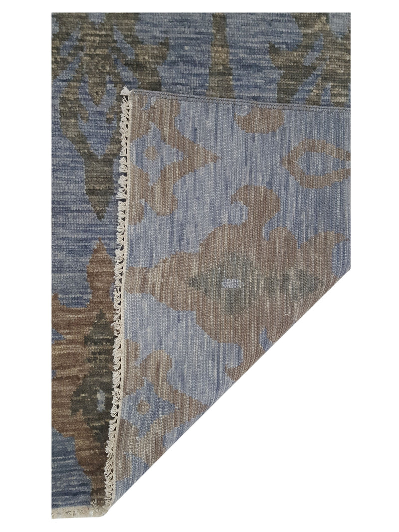 Pacific Splash 41517 Grey Lt.Brown Transitional Hand Knotted Rug