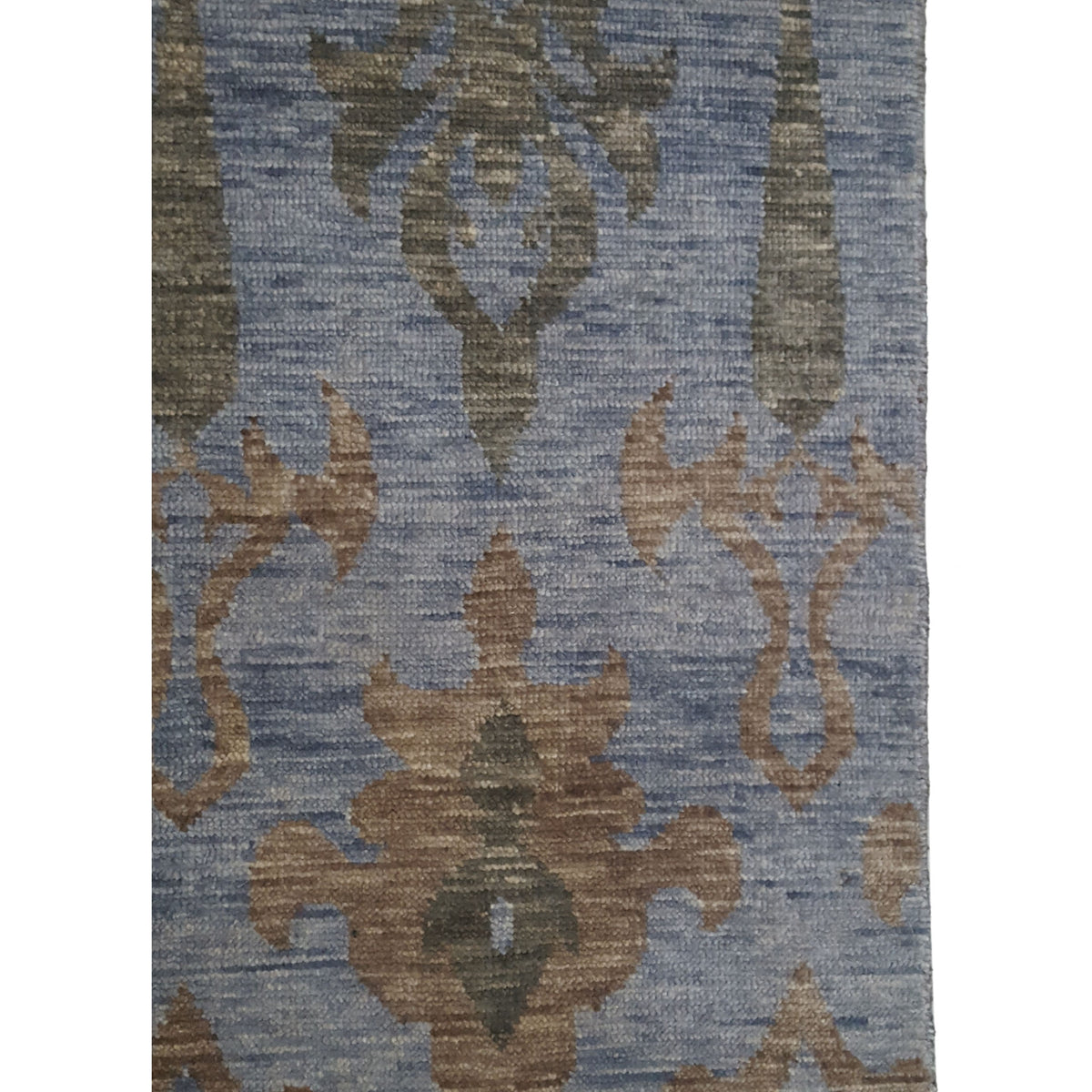 Pacific Splash 41517 Grey Lt.Brown Transitional Hand Knotted Rug