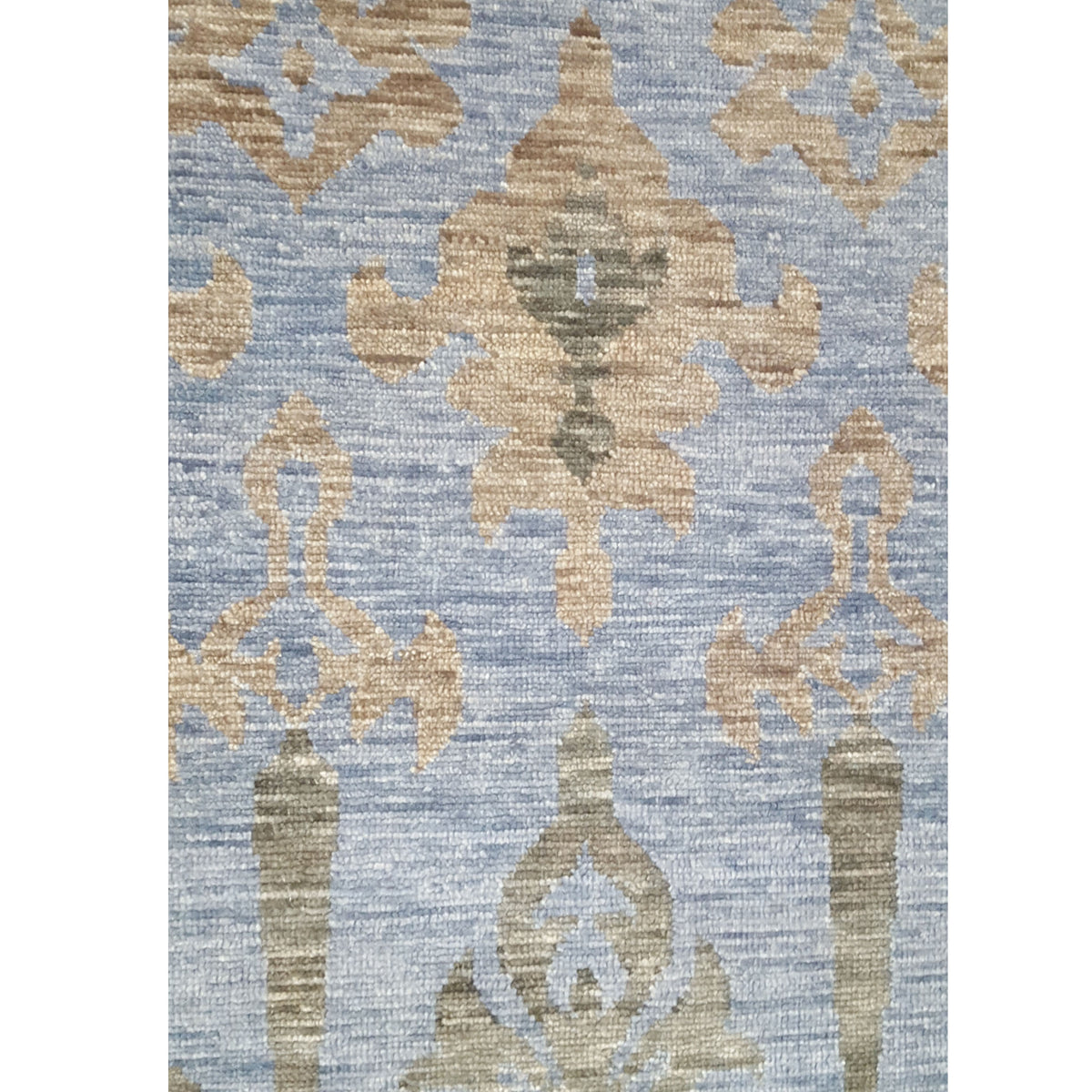 Pacific Splash 41517 Grey Lt.Brown Transitional Hand Knotted Rug