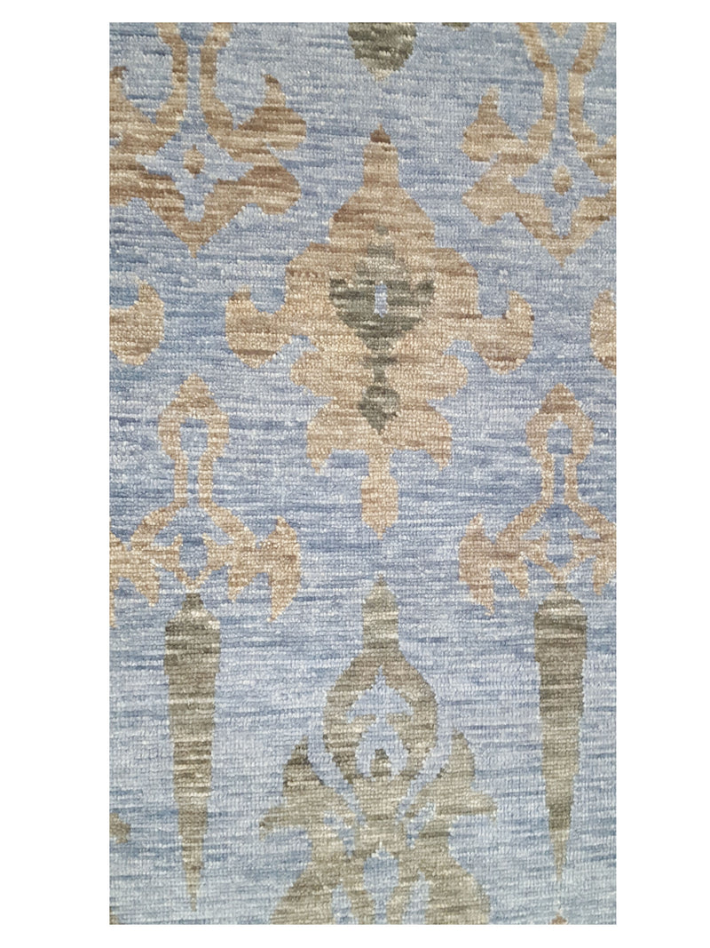 Pacific Splash 41517 Grey Lt.Brown Transitional Hand Knotted Rug