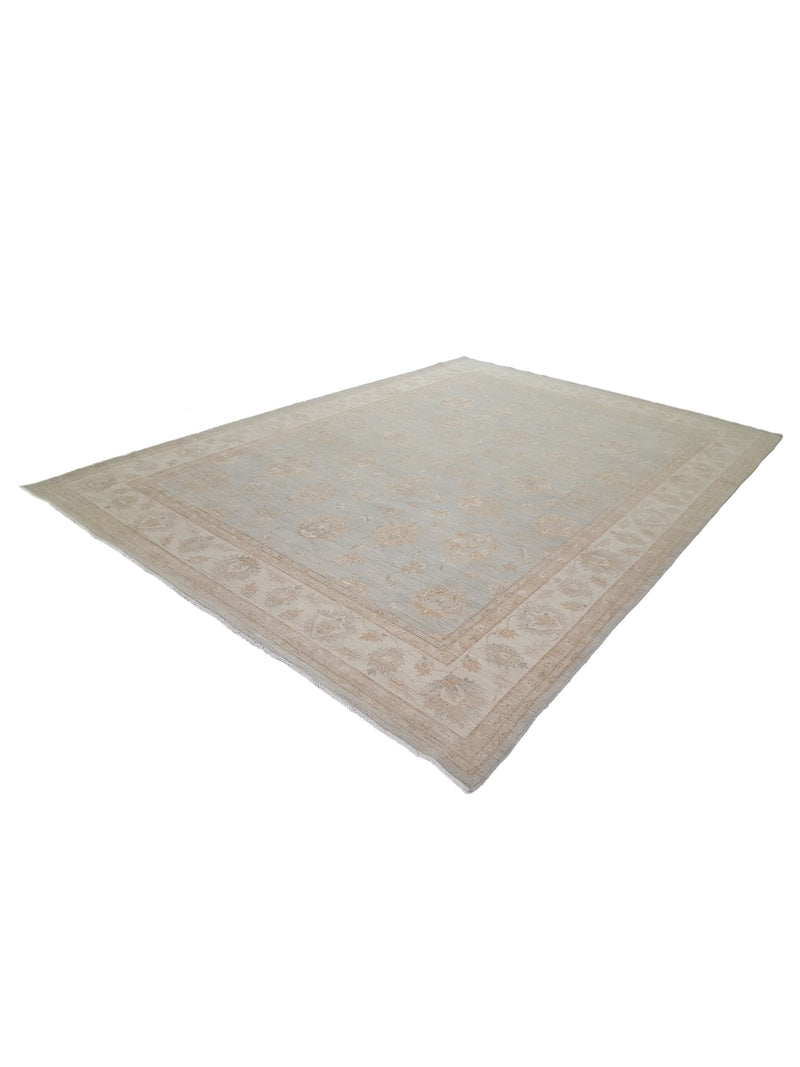 Pacific Ziegler 41523 Lt.Blue Ivory Transitional Hand Knotted Rug