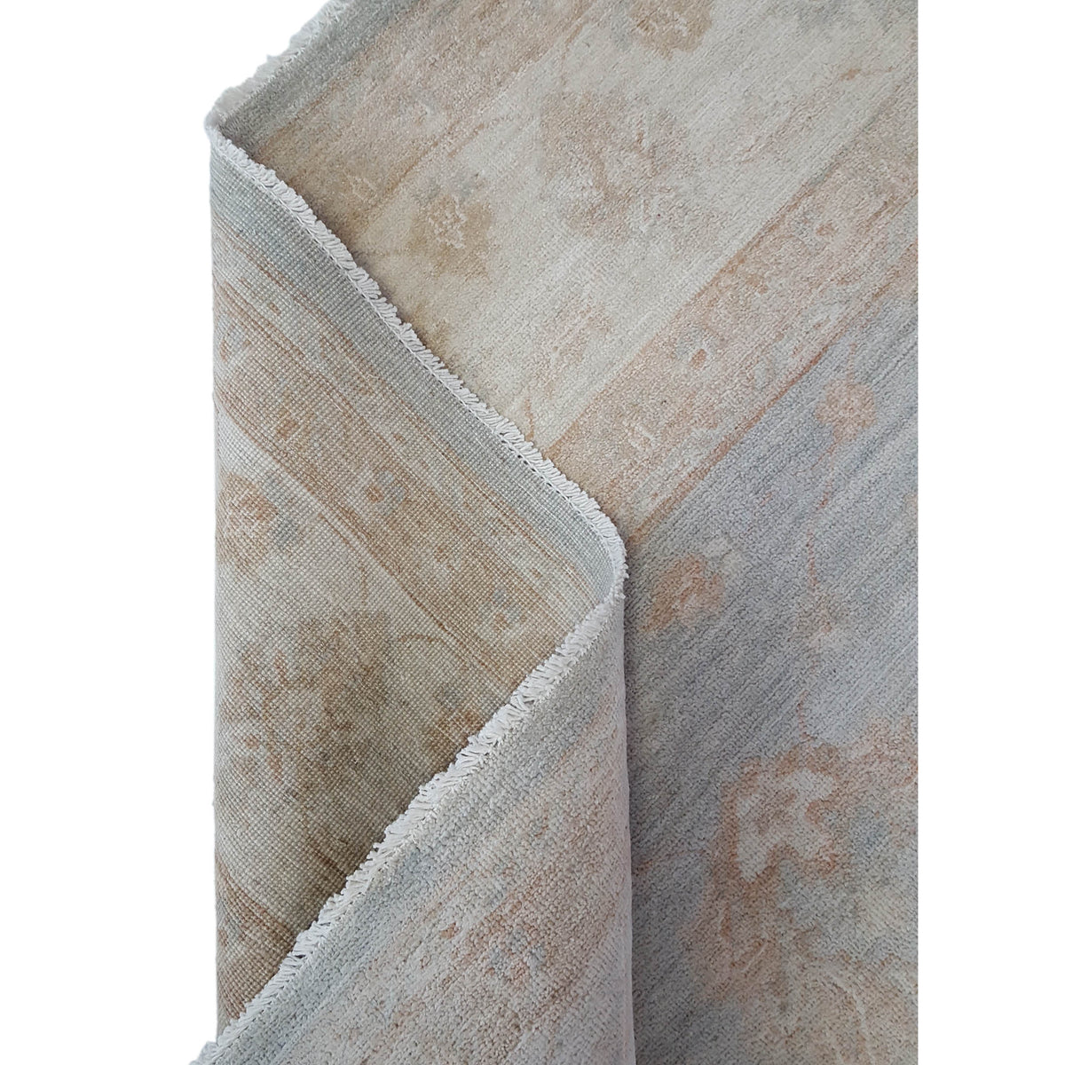 Pacific Ziegler 41523 Lt.Blue Ivory Transitional Hand Knotted Rug