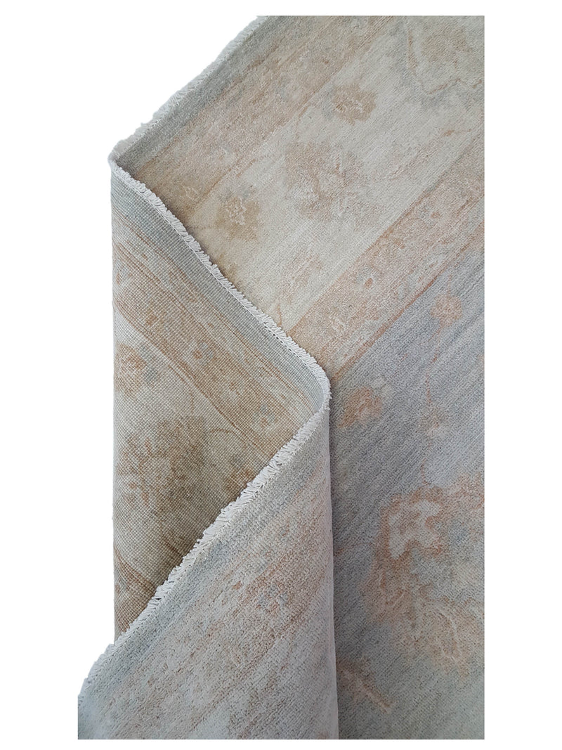 Pacific Ziegler 41523 Lt.Blue Ivory Transitional Hand Knotted Rug