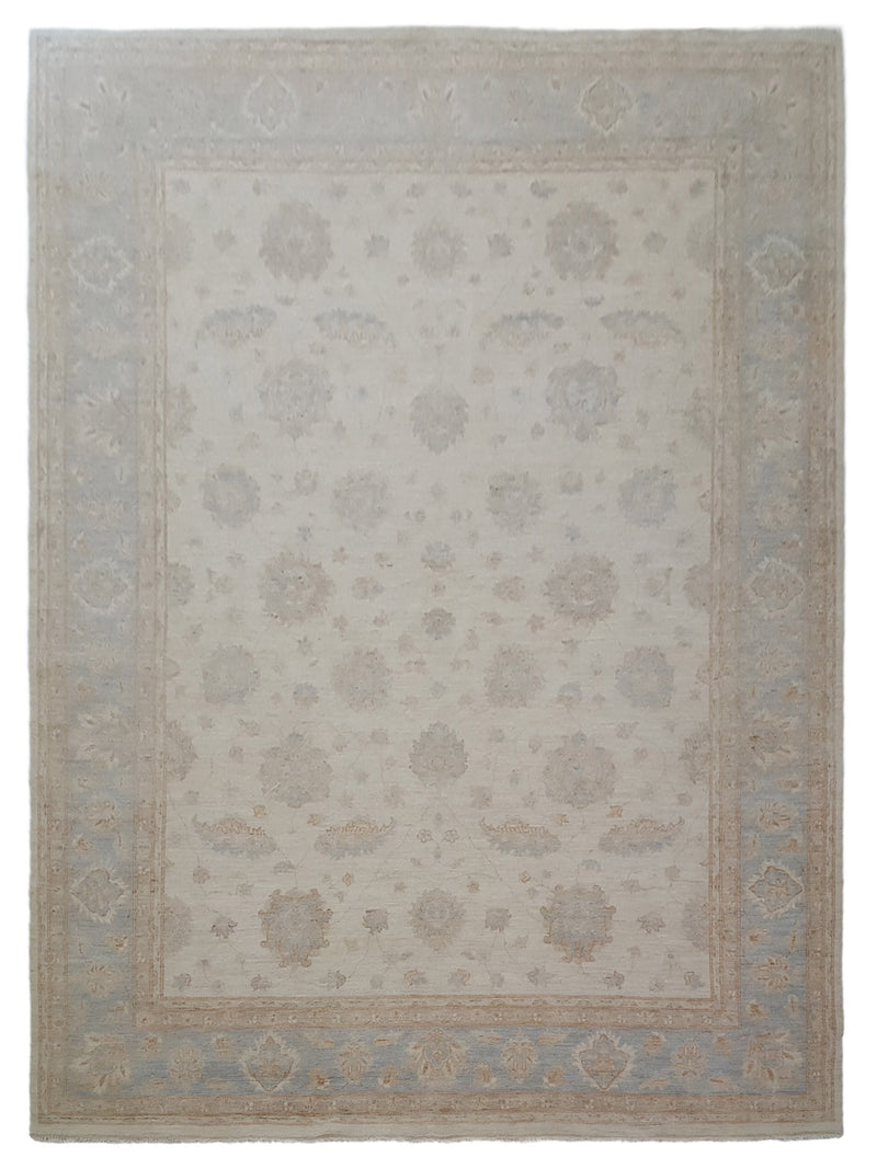 Pacific Ziegler  Ivory Teal Transitional