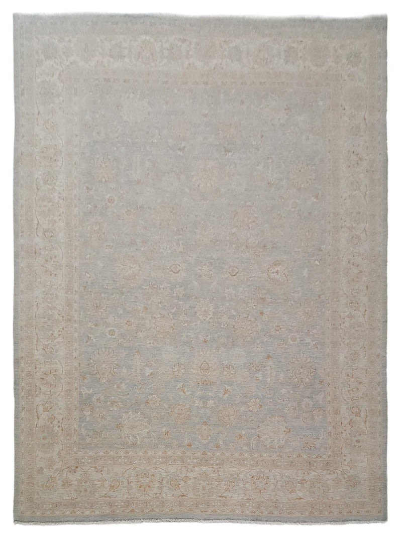 Pacific Ziegler  Teal Beige Transitional