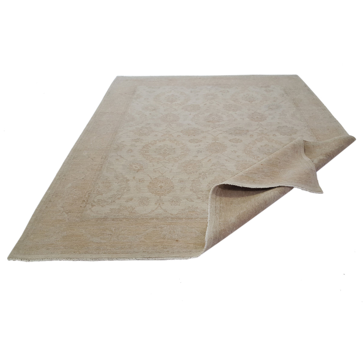 Pacific Ziegler 41528 Beige Taupe Transitional Hand Knotted Rug