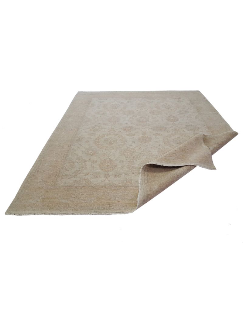 Pacific Ziegler 41528 Beige Taupe Transitional Hand Knotted Rug