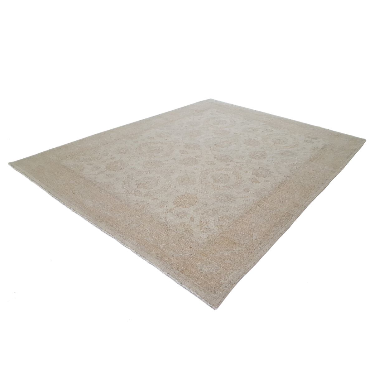 Pacific Ziegler 41528 Beige Taupe Transitional Hand Knotted Rug