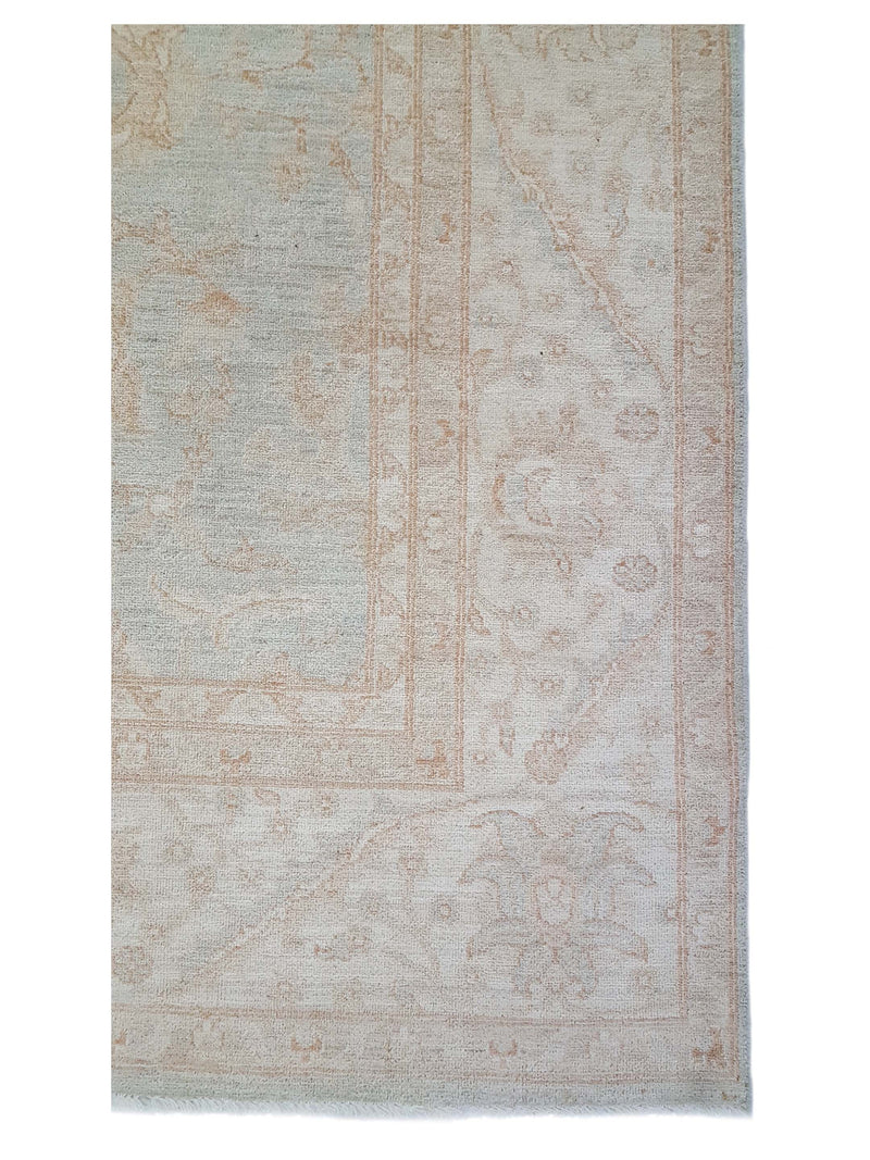 Pacific Ziegler 41529 Teal Taupe Transitional Hand Knotted Rug