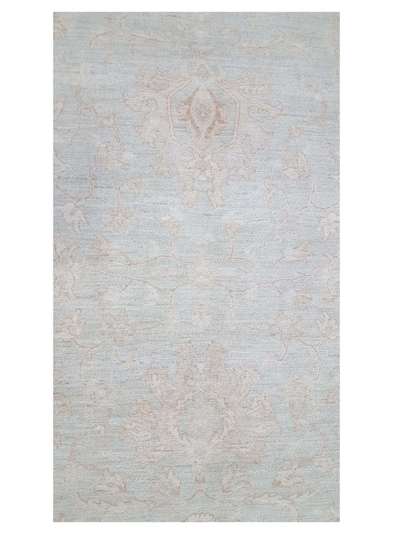 Pacific Ziegler 41529 Teal Taupe Transitional Hand Knotted Rug