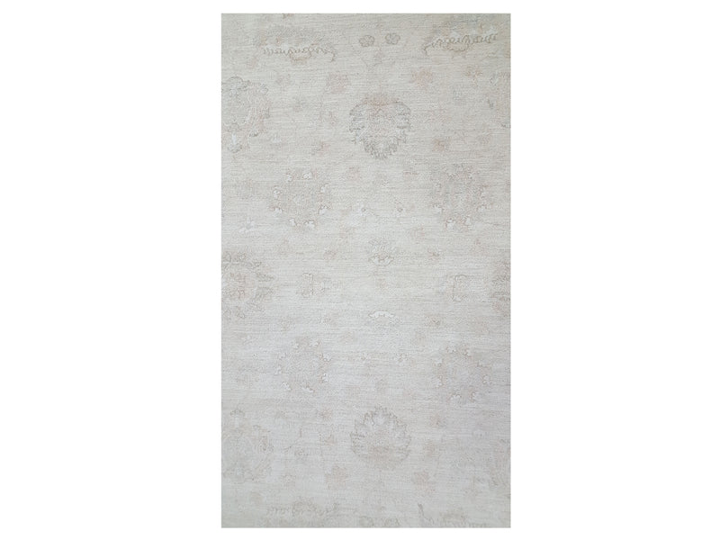 Pacific Ziegler 41532 Ivory Lt.Blue Transitional Hand Knotted Rug