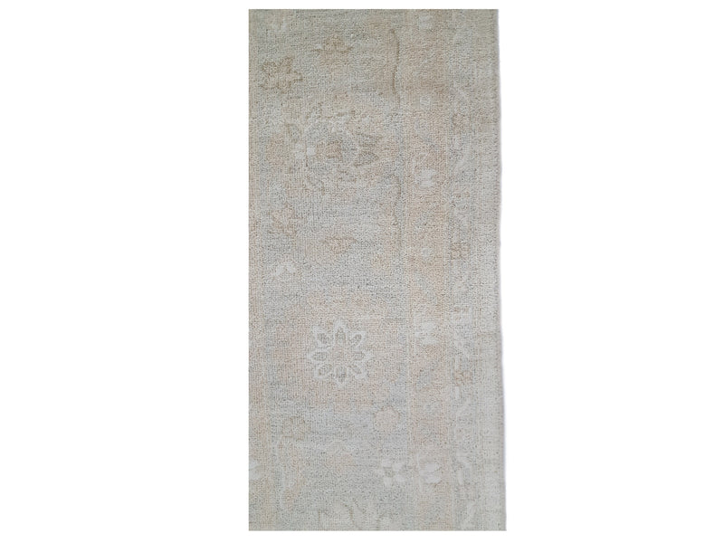 Pacific Ziegler 41532 Ivory Lt.Blue Transitional Hand Knotted Rug