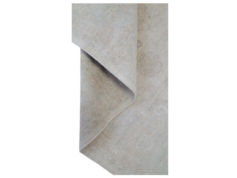 Pacific Ziegler 41532 Ivory Lt.Blue Transitional Hand Knotted Rug