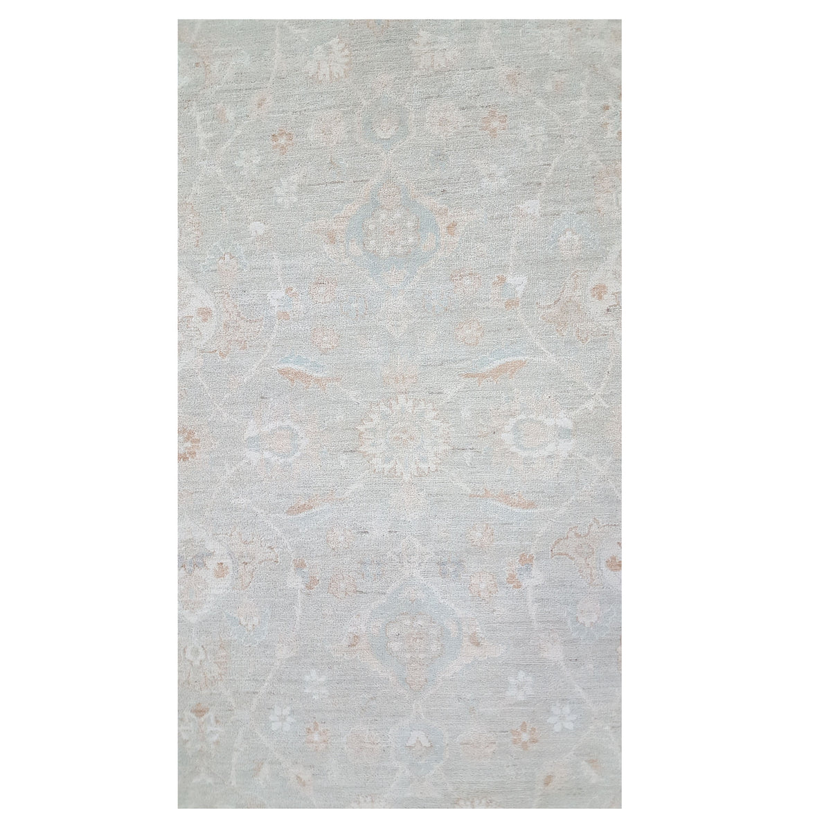 Pacific Ziegler 41533 Lt.Blue Ivory Transitional Hand Knotted Rug