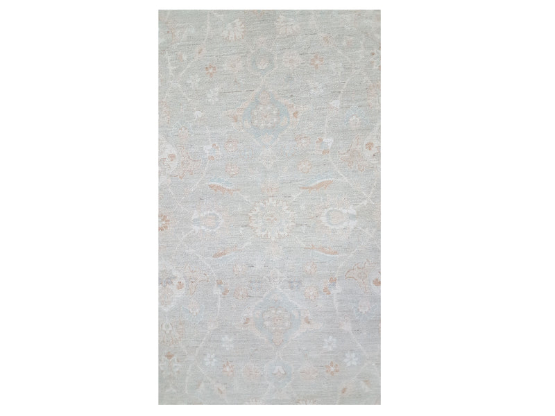 Pacific Ziegler 41533 Lt.Blue Ivory Transitional Hand Knotted Rug