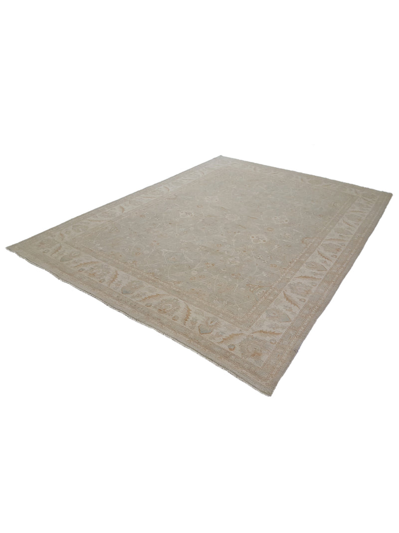 Pacific Ziegler 41533 Lt.Blue Ivory Transitional Hand Knotted Rug