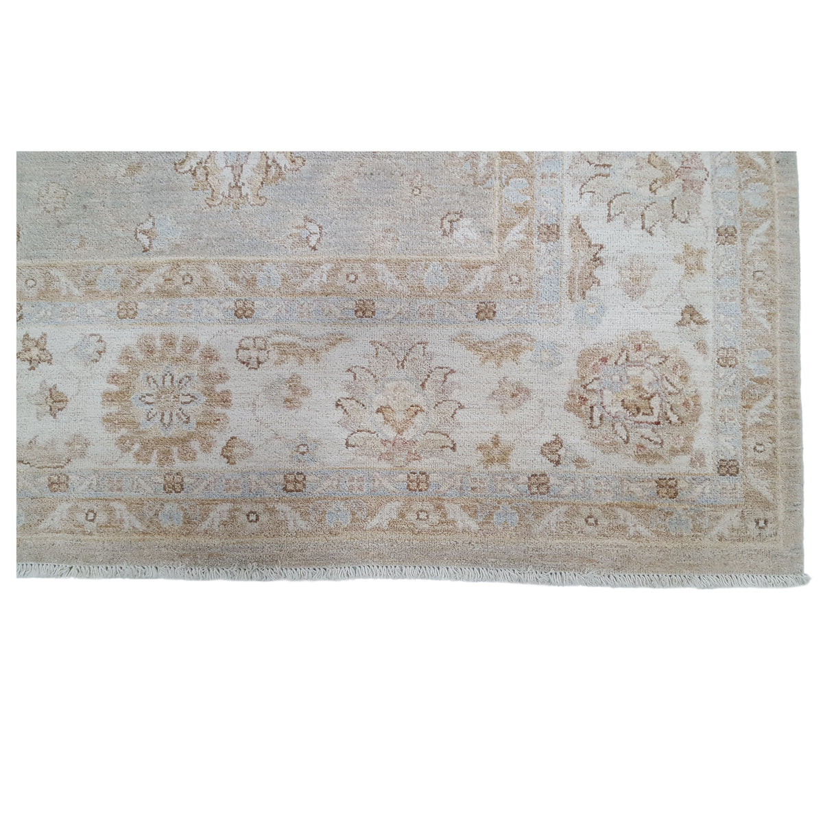 Pacific Ziegler 41533 Lt.Blue Ivory Transitional Hand Knotted Rug