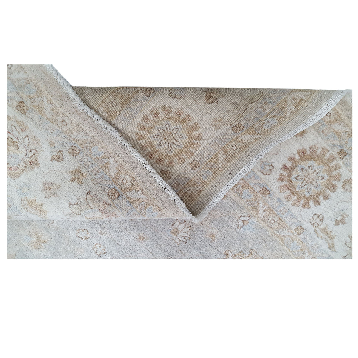 Pacific Ziegler 41533 Lt.Blue Ivory Transitional Hand Knotted Rug