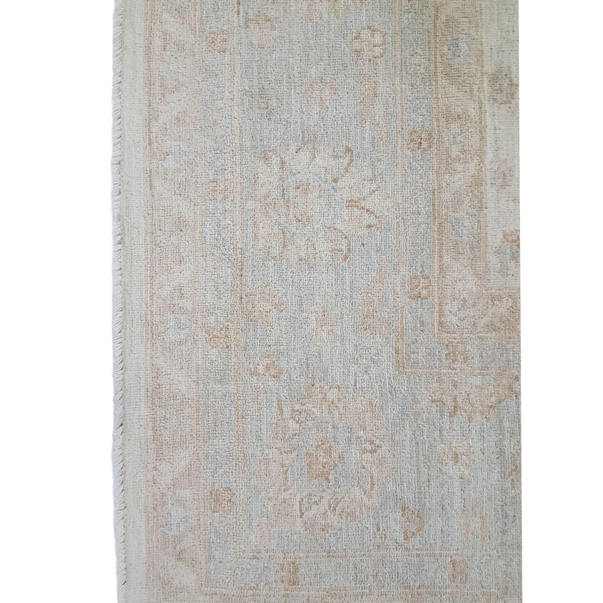 Pacific Ziegler 41534 Ivory Lt.Green Transitional Hand Knotted Rug