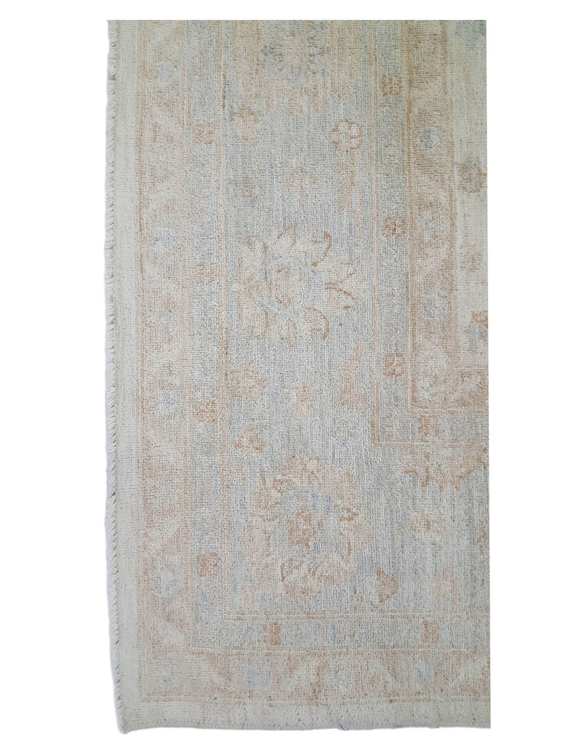 Pacific Ziegler 41534 Ivory Lt.Green Transitional Hand Knotted Rug